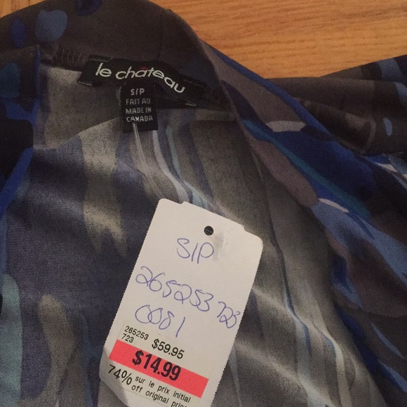 Le Chateau blue Top - Picture 3 of 3